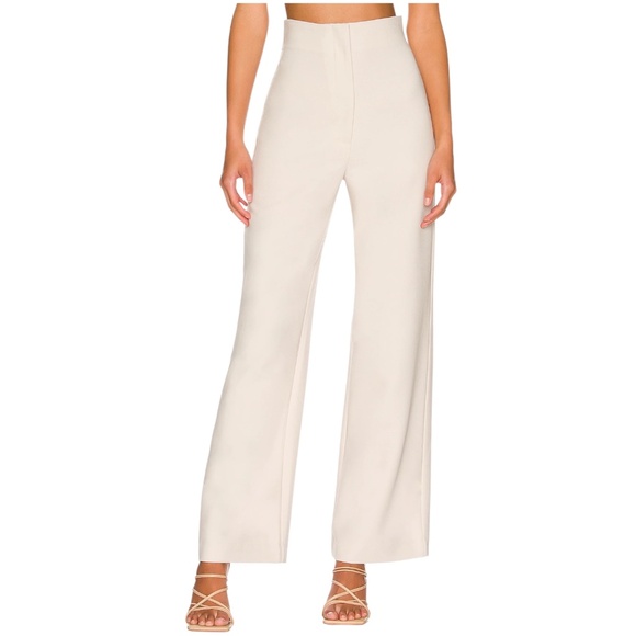 BARDOT Anna High Waist Pant in Beige Size S - Picture 1 of 12